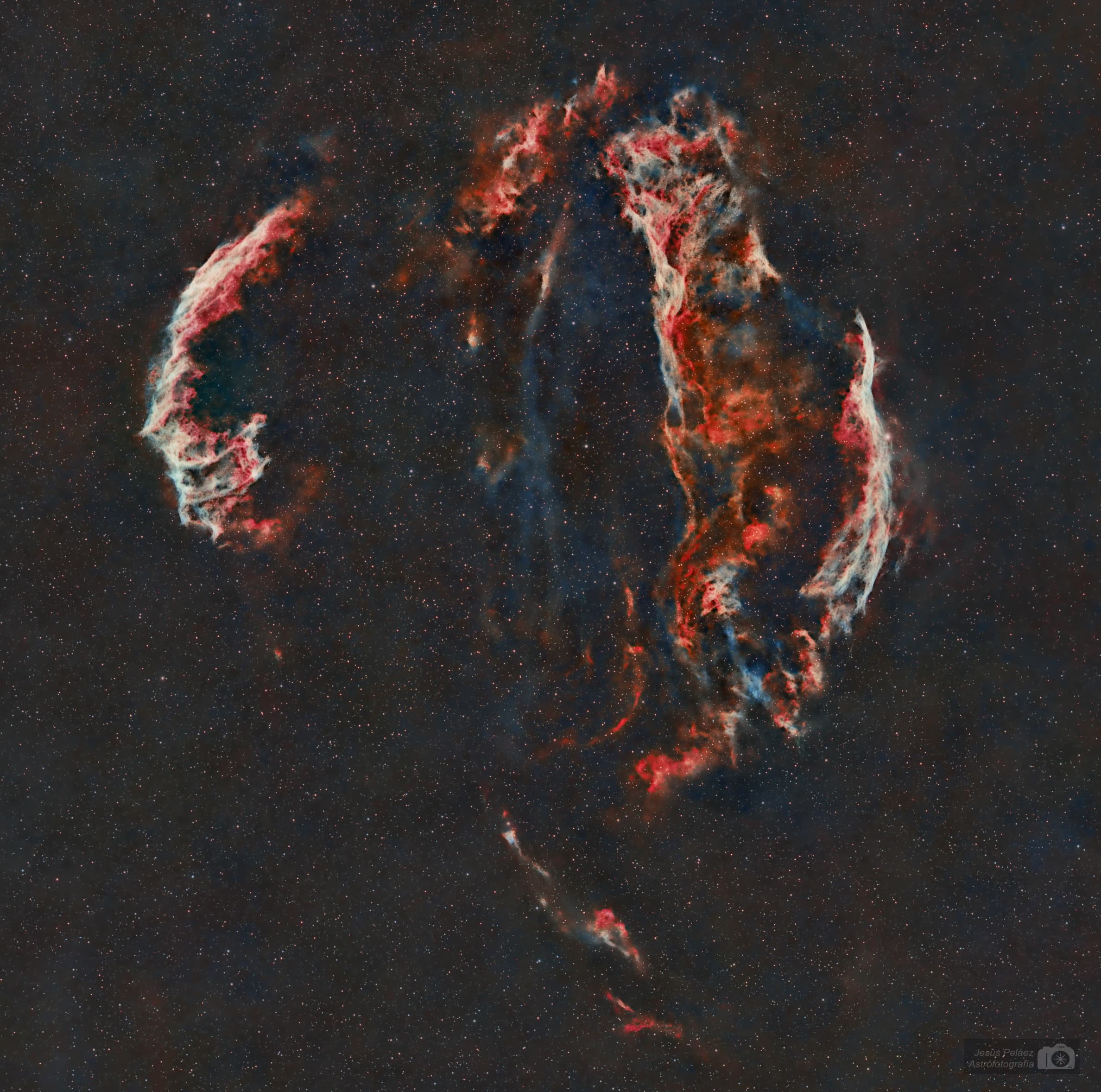 Las nebulosas del Velo en Cisne