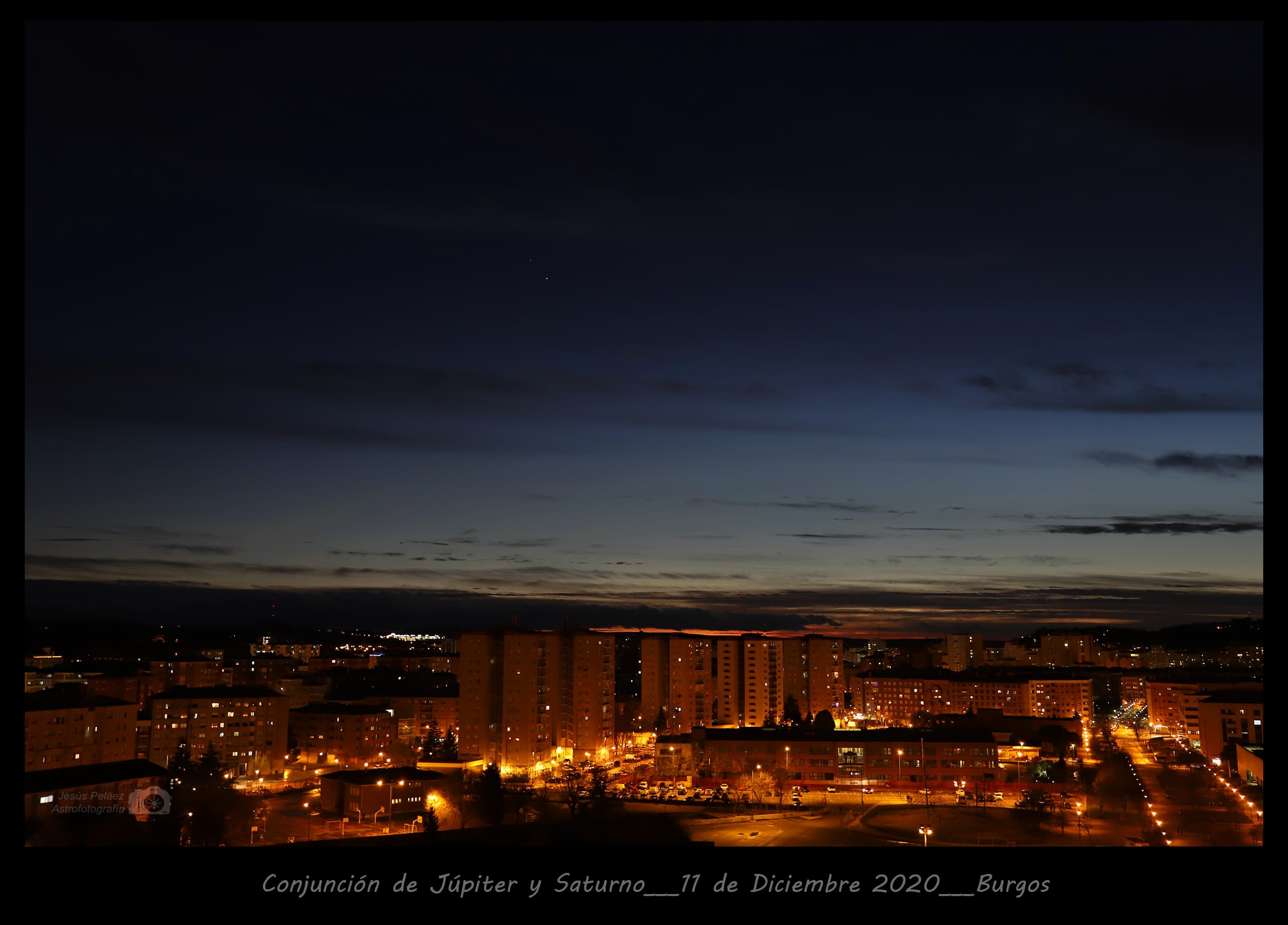 Conjuncion Jupiter y Saturno