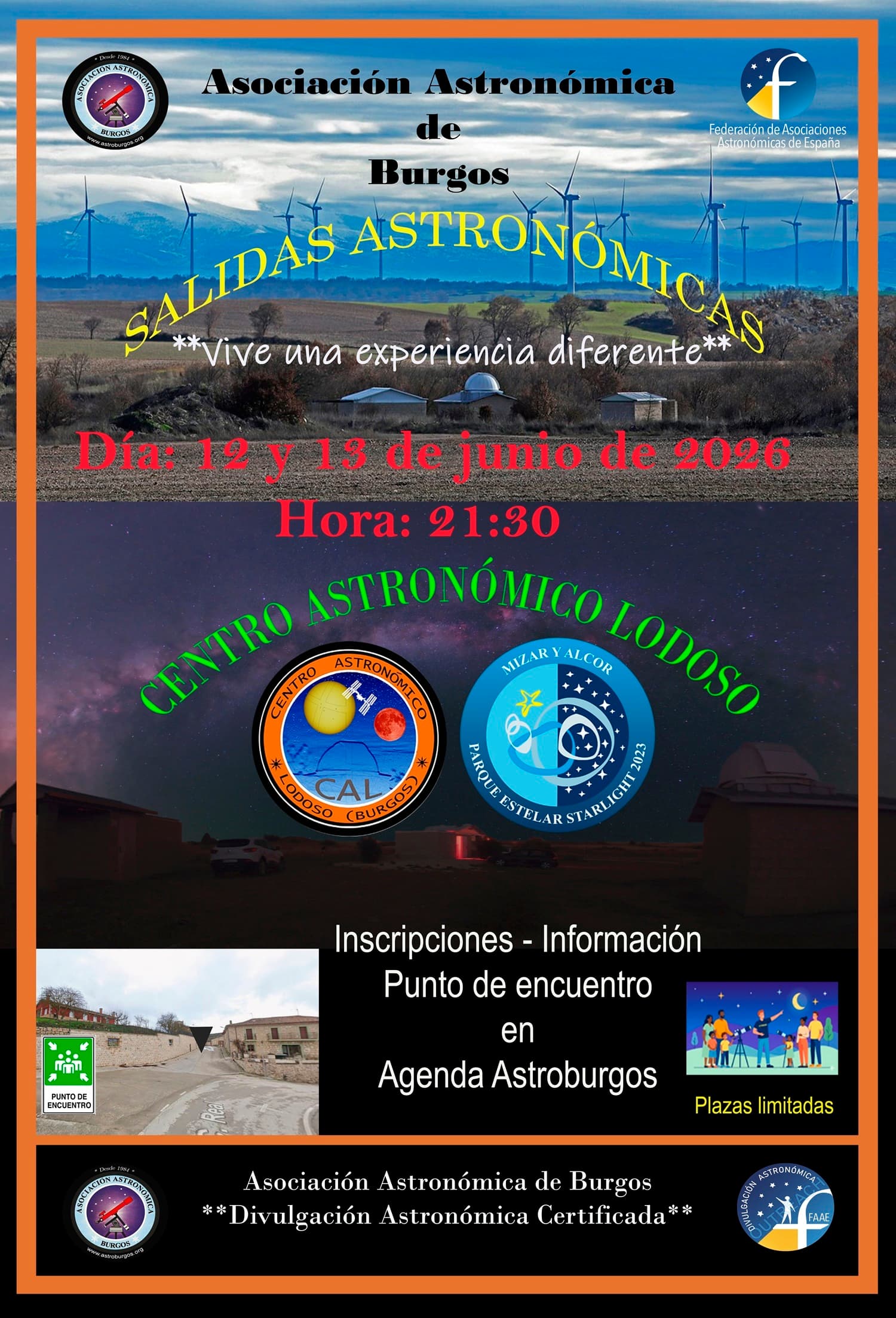2026 06 12 Y 13 Salidas Astronomicas 1