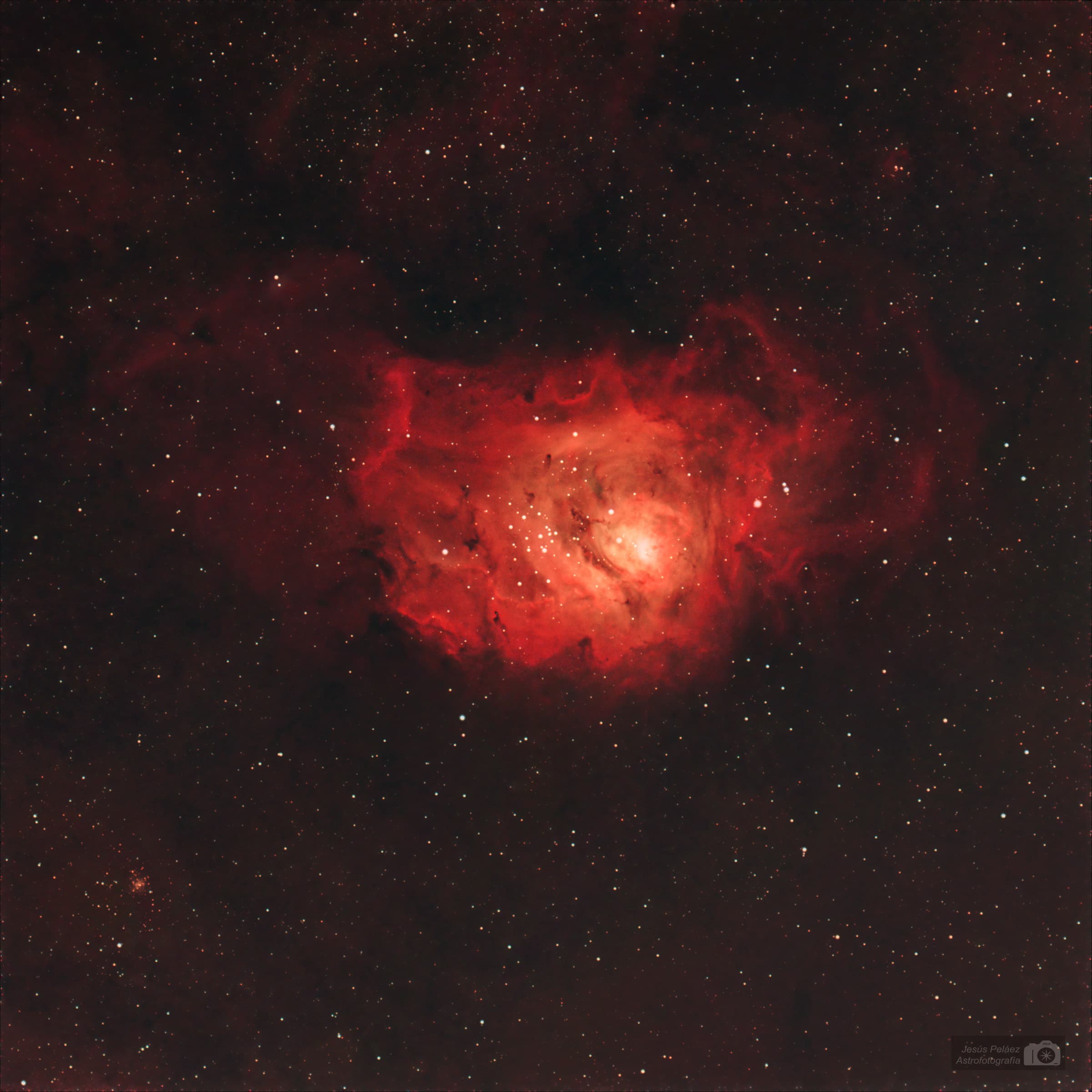 Nebulosa Laguna desde la ciudad