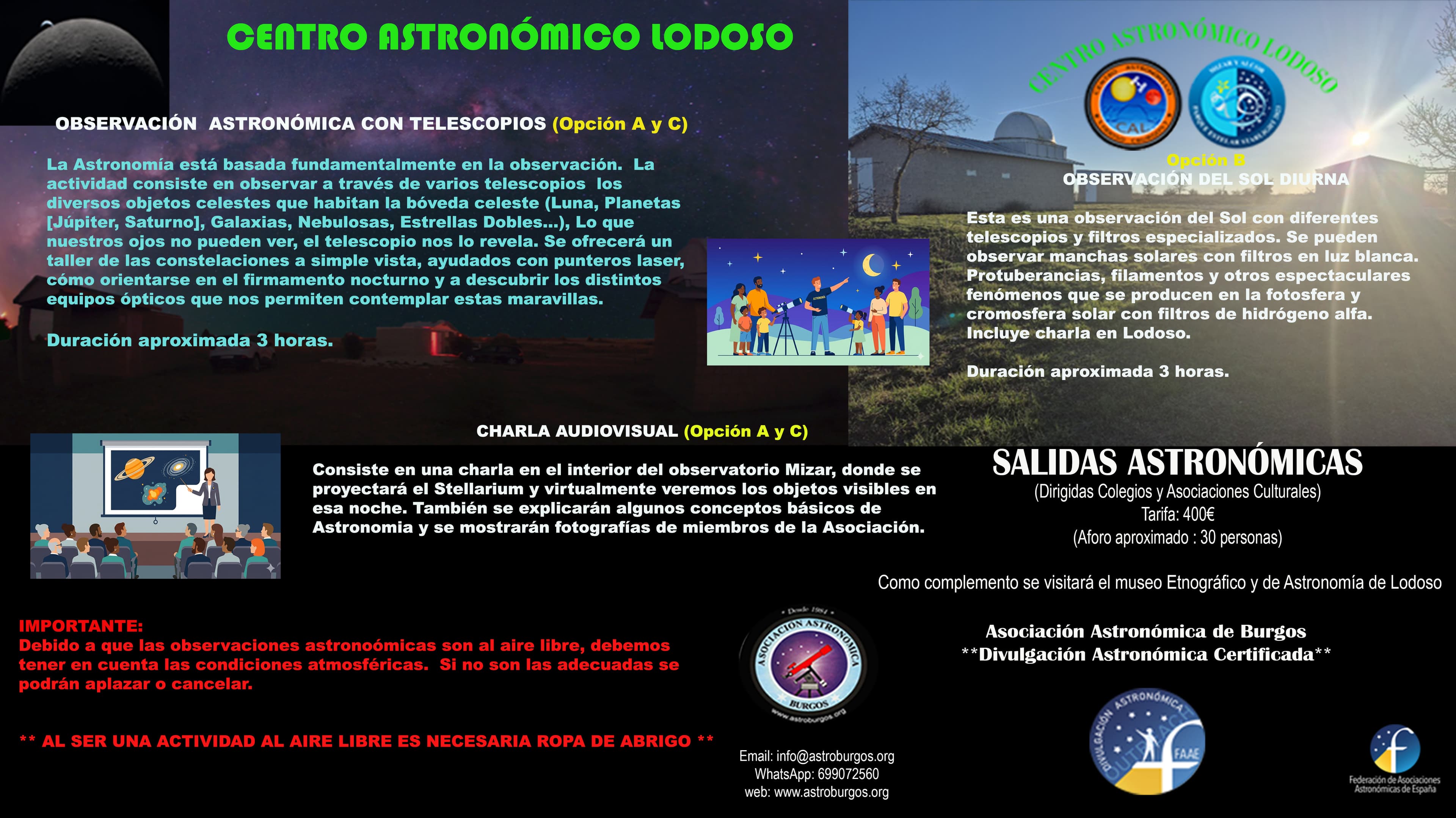 PROGRAMA CAL PARA GRUPOS