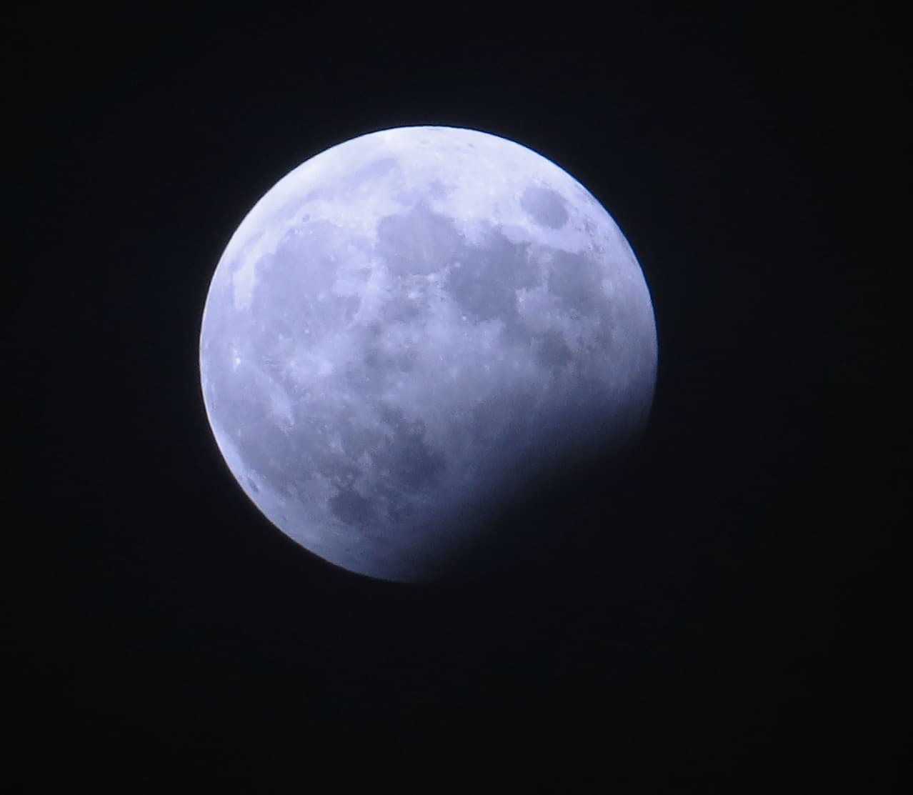 Eclipse de Luna muy parcial