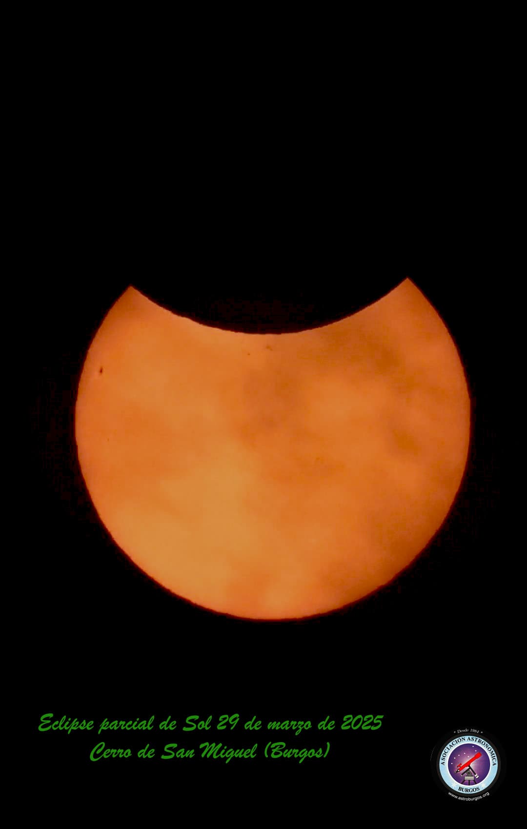 OBSERVACIÓN SOLAR PÚBLICA  "ECLIPSE PARCIAL DE SOL”