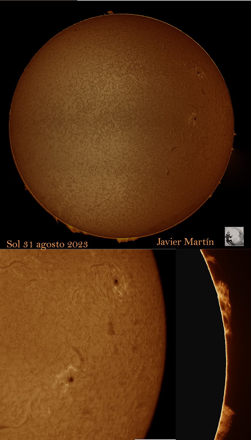 Sol del 31 de agosto 2023