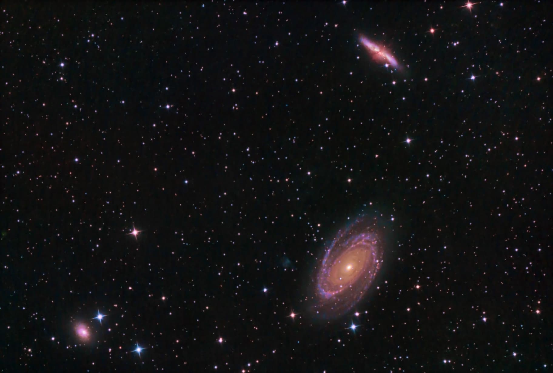 Galaxias M81 Y M82 en la Osa Mayor