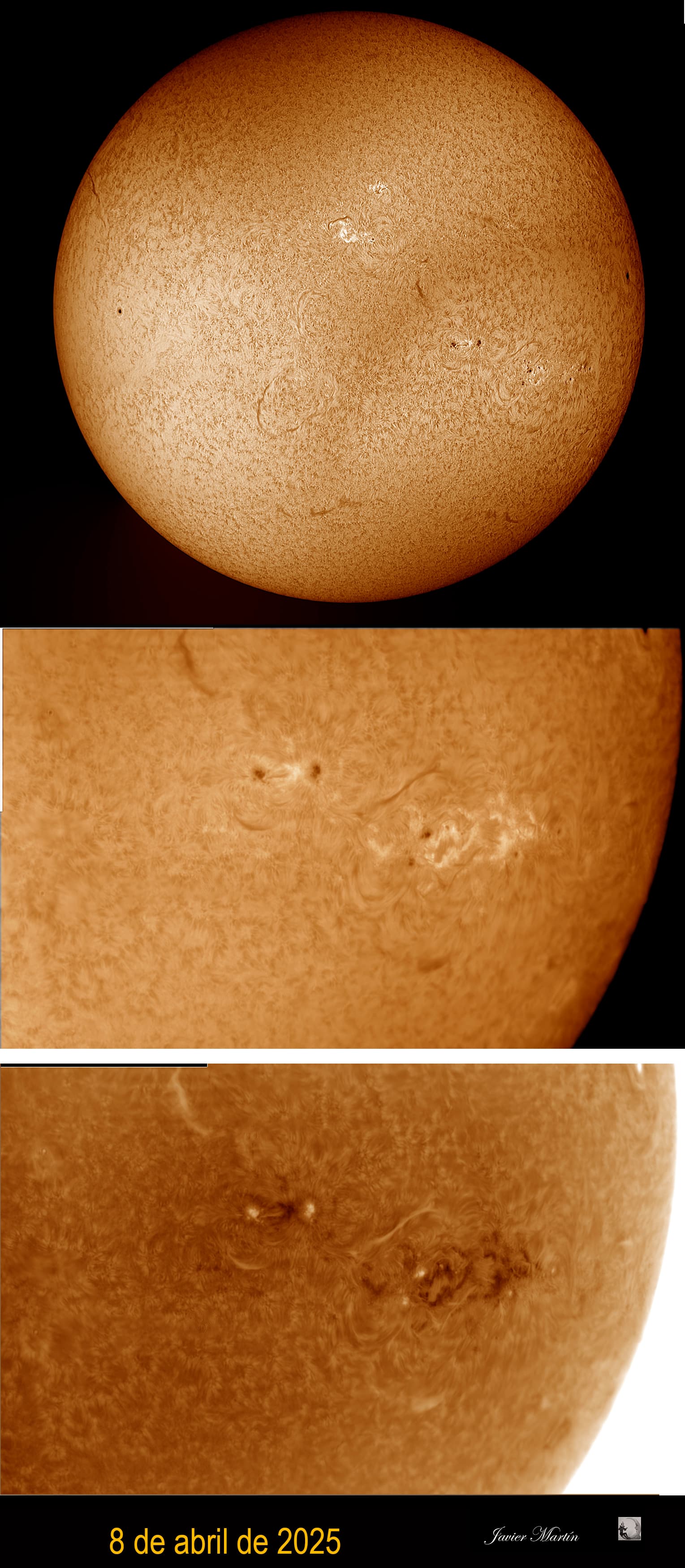 Sol del 8 de abril 2025