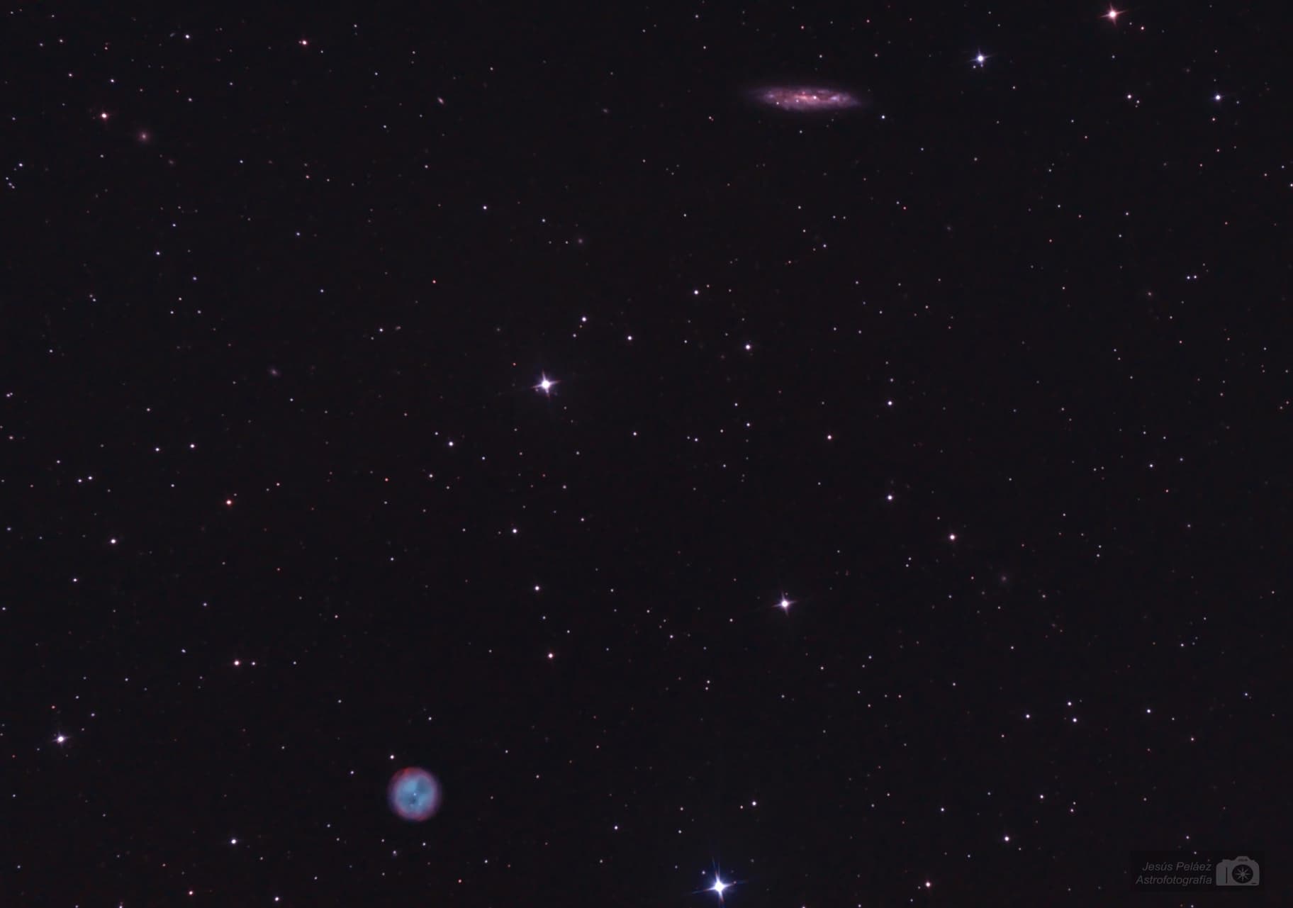 Nebulosa del Buho y galaxia M108