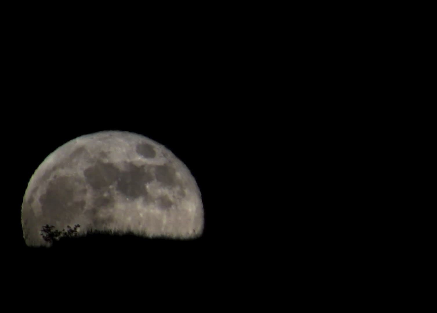Luna el día del eclipse