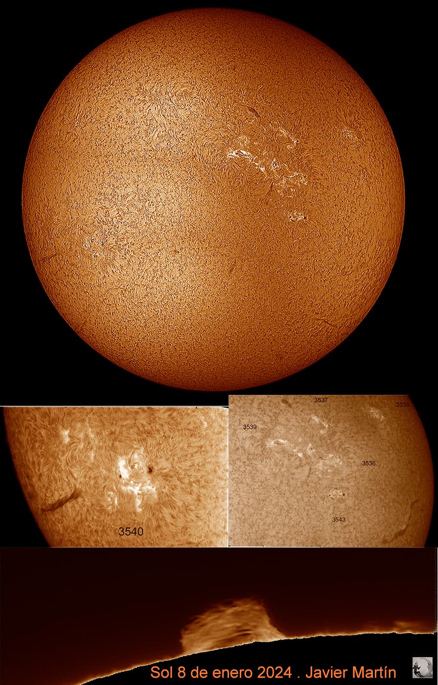 Sol del 8 de enero 2024
