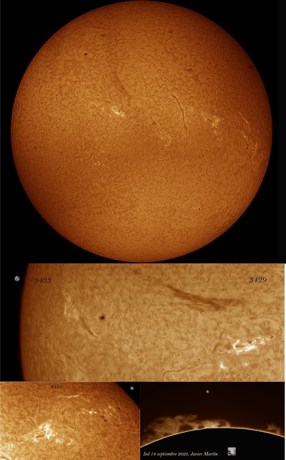 Sol del 14 de septiembre 2023