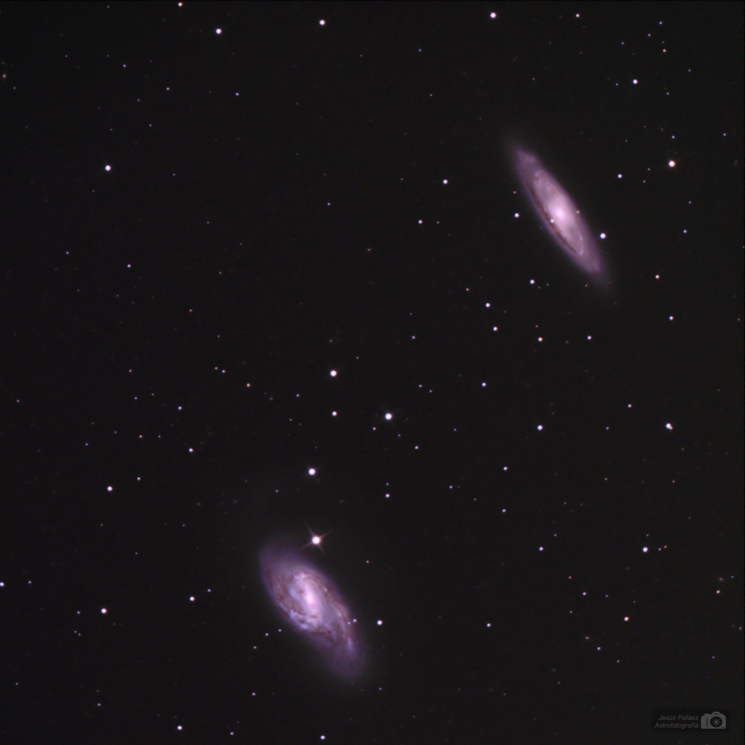  Dos Galaxia Barradas En Leo
