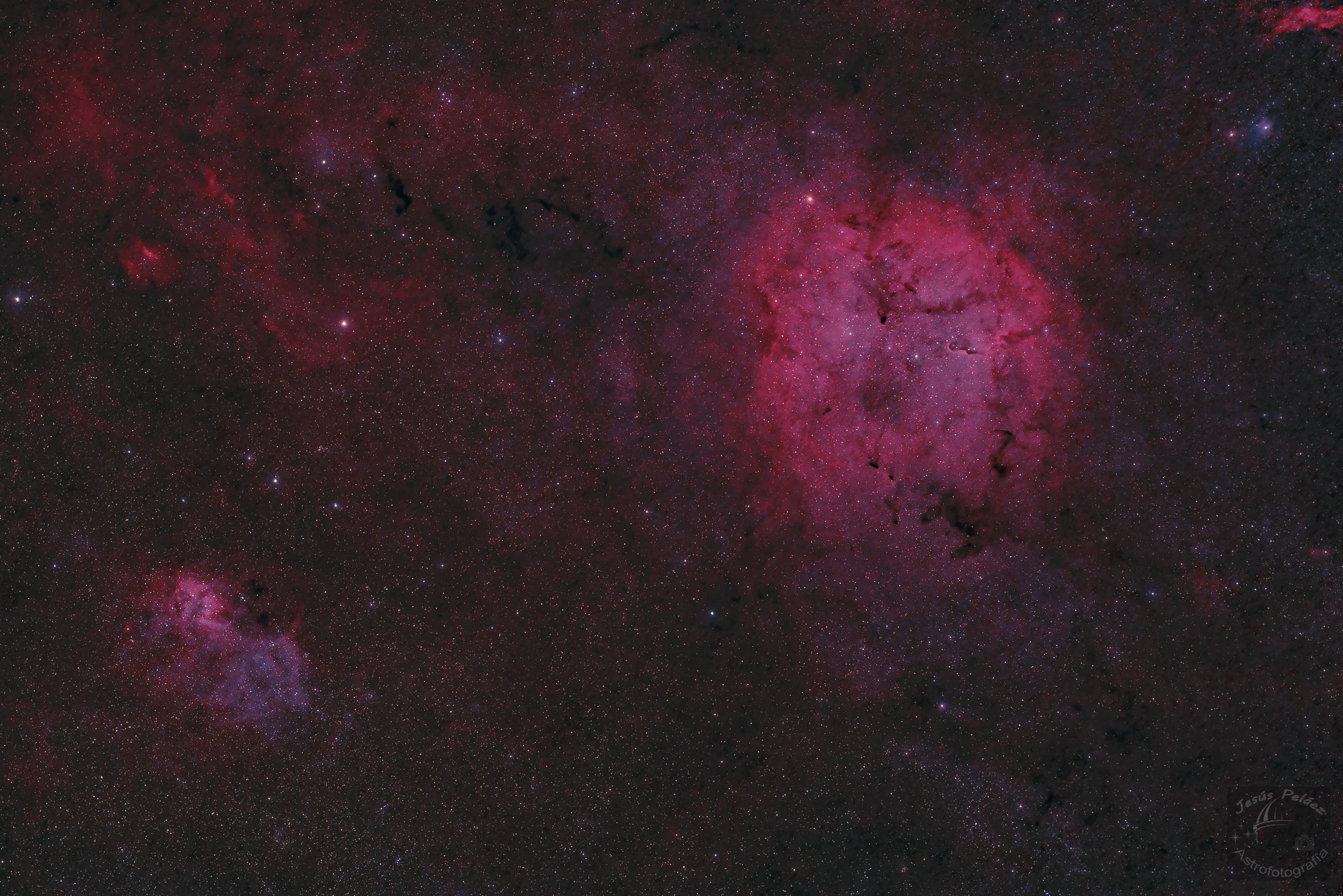 La Nebulosa León Y La Trompa De Elefante En Cefeo