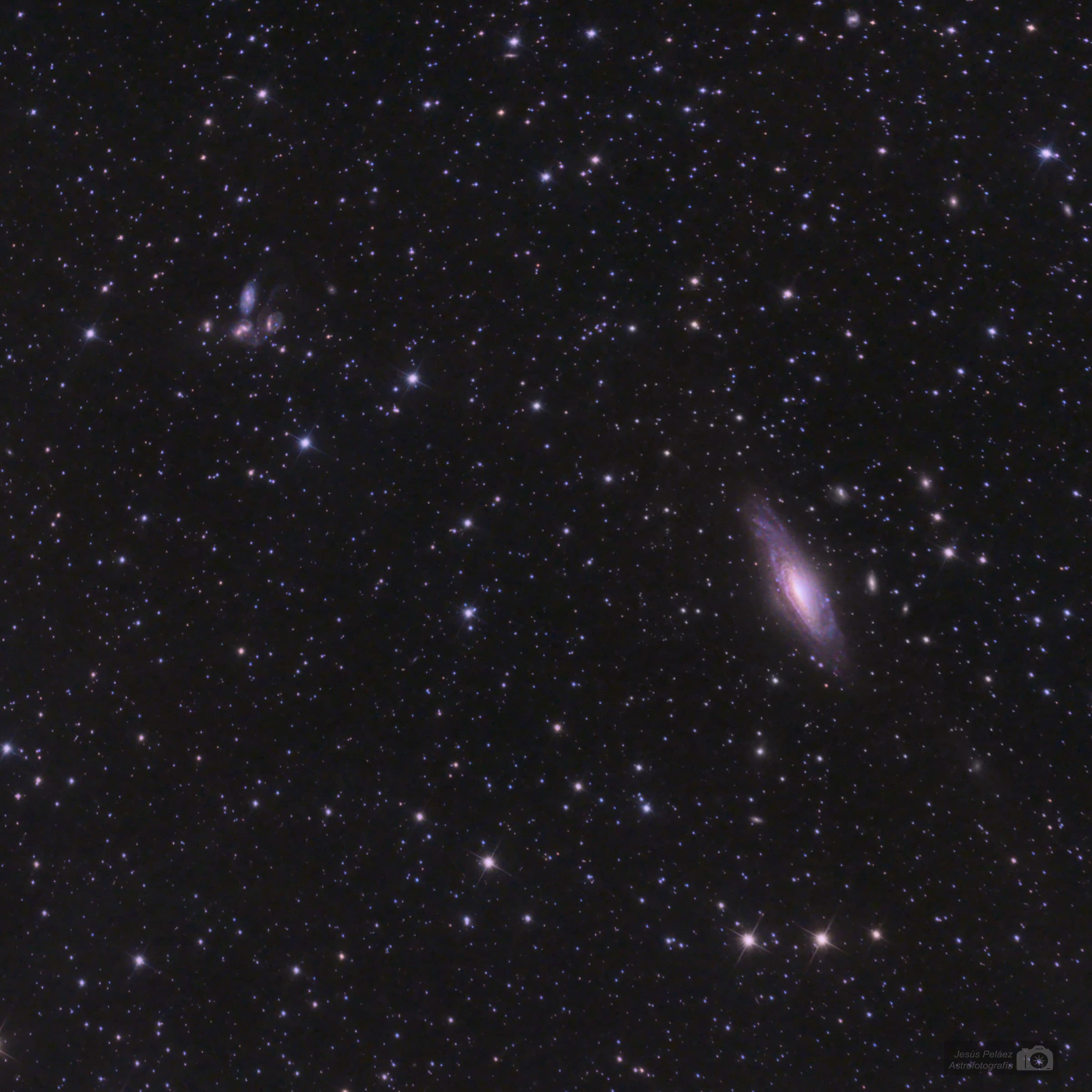 Galaxia NGC7331 Y El Quinteto De Stephan